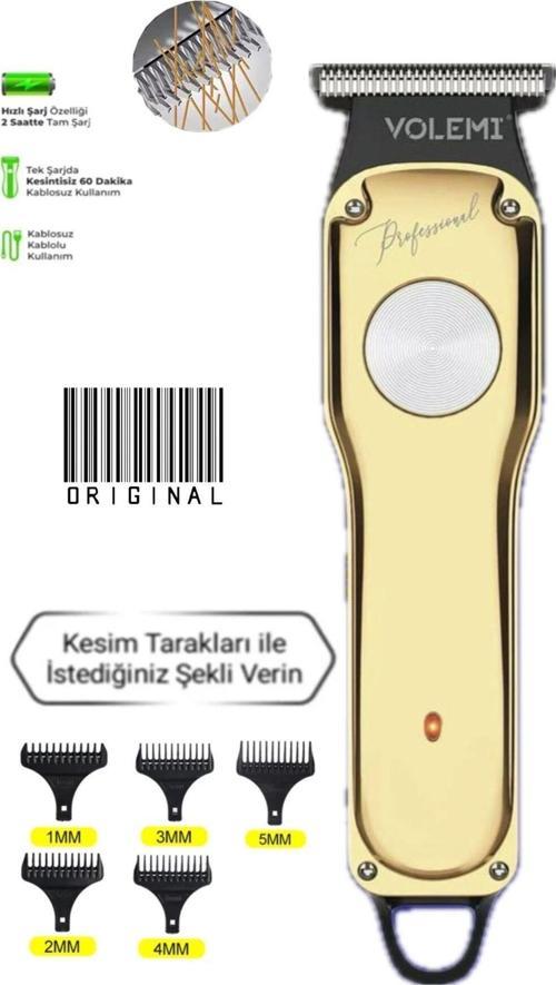 Profesyonel Usb Şarjlı Berber Tıraş Makinesi Saç Sakal Tıraş Makinası Erkek Bakım Seti 85