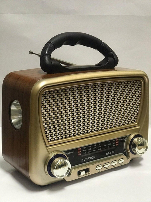 Güneş Enerjili Nostaljik Fm,aux,usb Müzik Çalar Rt-819