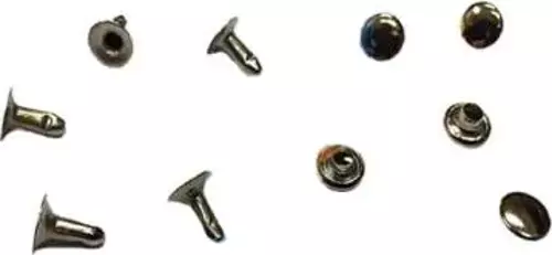 Rivet Perçin - 7mm, Nikel, 1000 Adet