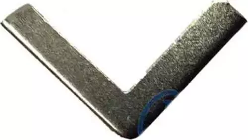 Kitap, Kapak, Menü, Albüm Köşesi, Orta - 18x32mm, Nikel, 1000 Adet