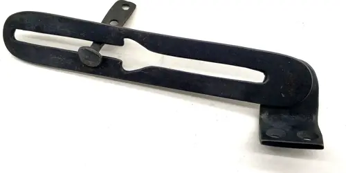 Antika Tarz Dekoratif Pirinç Vasistas Makas - 155x24 mm, Oksit