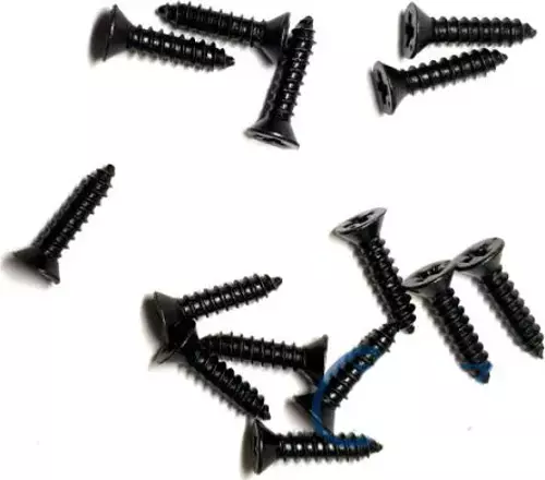 Klips, Menteşe, Ayak, Ağaç, Sunta Vidası 2,2x9,5mm - Siyah 1000 Adet