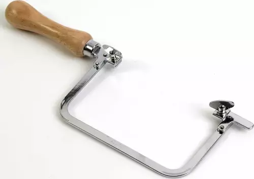 Sabit Kıl Testere Kolu - Ahşap Sap 13,5cm