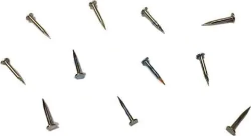 Klips, Menteşe, Ayağı Çivisi 9mm Çelik - Nikel 100gr