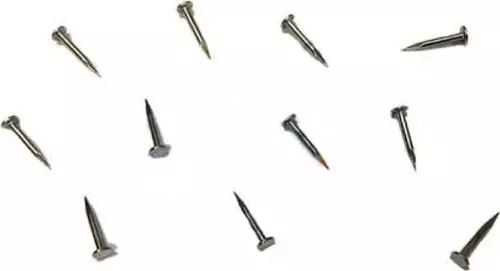 Klips, Menteşe, Ayağı Çivisi 9mm Çelik - Siyah 100gr