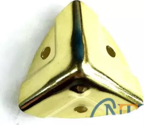 Dekoratif, Kutu, Sandık Köşesi - 35x22 mm, Küçük, Sarı, 1 Adet