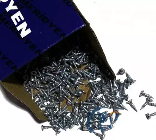 Klips, Menteşe, Ayak, Ağaç, Sunta Vidası - 3x13mm, 100 Adet