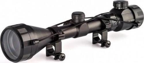 3-9X50 Zoomlu Dürbünü Kırmızı Yeşil İşik Çelik Gövde