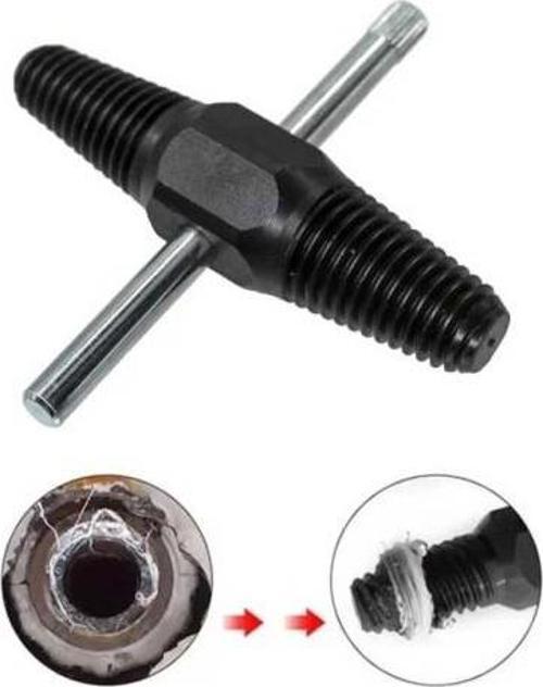 Çift Taraflı Ters Kılavuz Hasarlı Cıvata Vida Boru Çıkarıcı