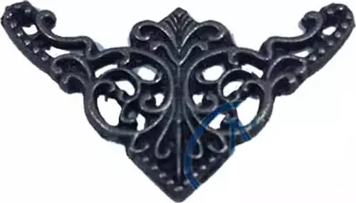 Dekoratif Köşe Süsü, Köşelik - Küçük, 19x34mm, Eskitme, 1 Adet