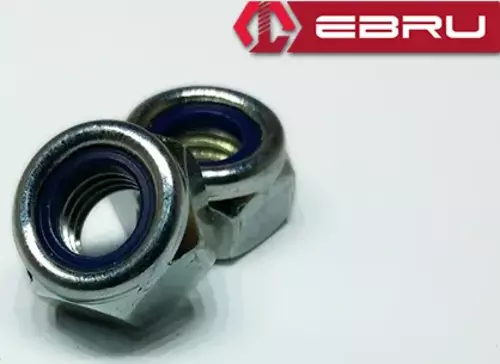 Ebru Altıköşe Fiberli Somun M10 - 100 Adet