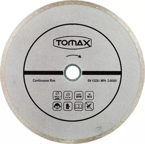 Tomax Sürekli Elmas Fayans Kesici Disk - 230x2,4x22