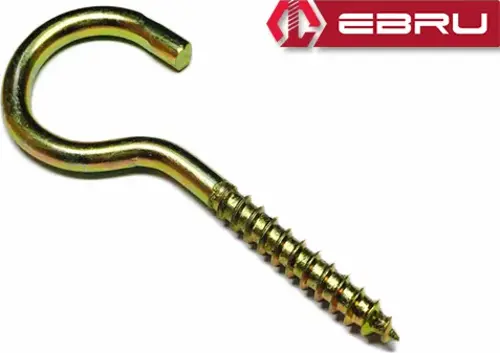 Ebru Açık Piton, Kanca, Çengel 14x30 - 1 Paket, 500 Adet