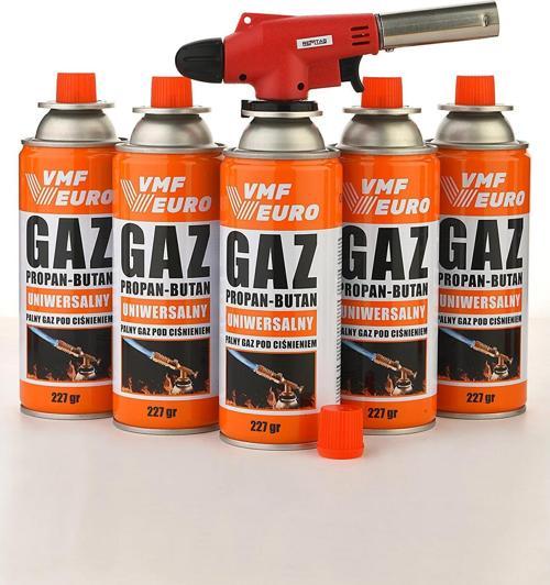Kamp Ocak Gazı Valfli Kartuş Pürmüz Eco 6 lı Set