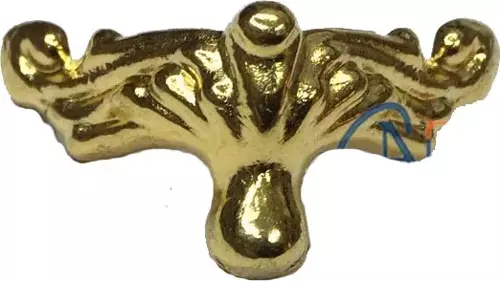 Köşe Etekli Sandık Ayağı, Kutu Ayak 1,5 cm - Sarı