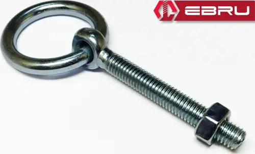 Ebru Halkalı Civata - Somunlu, M8, 5 Adet