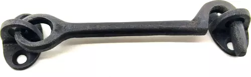 Antika Tarz Dekoratif Pirinç Maymuncuk Çengeli - 13cm, Oksit