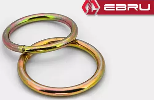 Ebru Yuvarlak Çelik Halka 12 - 100 Adet