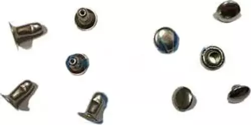 Rivet Perçin - 6mm, Nikel, 1000 Adet