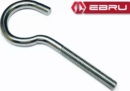 Ebru Açık Metrik Kanca M6 x 60 - 10 Adet