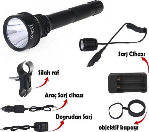 Güçlü Profesyonel Tufek Feneri Watton Wt-147