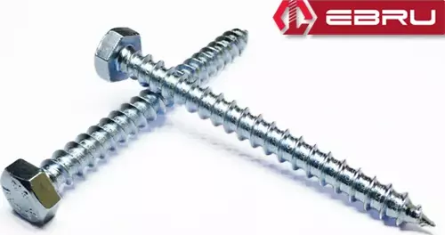 Ebru Altıköşe Başlı Trifon Vida 8x80 - 10 Adet