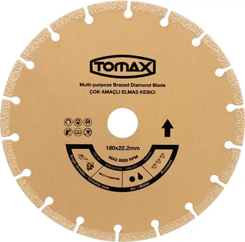 Tomax Çok Amaçlı Elmas Kesici Disk - 115x22