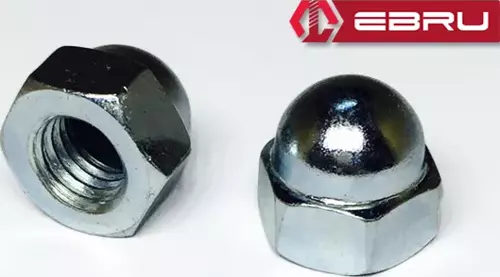 Ebru Altıköşe Kör Somun M6 - 100 Adet