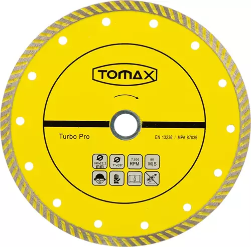 Tomax Turbo Elmas Mermer Granit Kesici 115x2,0x22