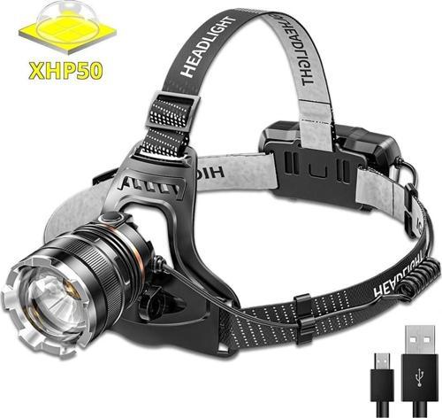 PeakStar PS-8002 SENSÖRLÜ ZOOMLU PROFESYONEL ŞARJLI KAFA LAMBASI
