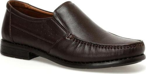 108867 4FX Kahverengi Erkek Comfort Deri Ayakkabı