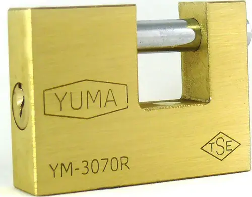 Yuma Kayar Milli Pirinç Asma Kilit 70 mm