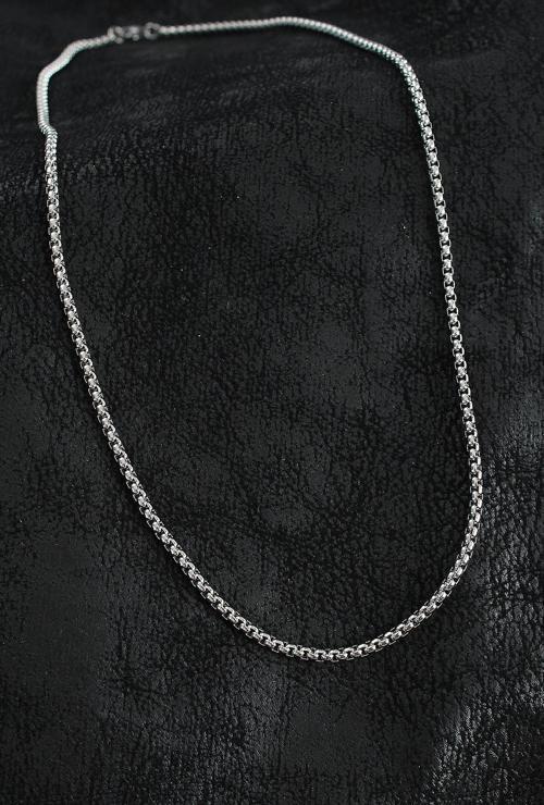 Örme Zincir Model Gümüş Renk Erkek Kolye - EBJ250705W36409