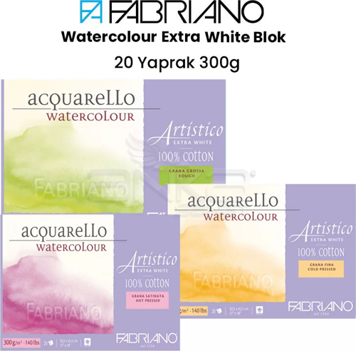 Artistico Extra White 300g 20 Yaprak 26x36cm