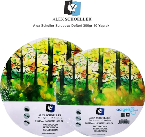 Alex Scholler Suluboya Defteri 300gr 10 Yaprak