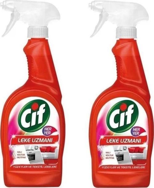 Cif Sprey Her Yer Leke Uzmanı 750 Ml 2 Adet