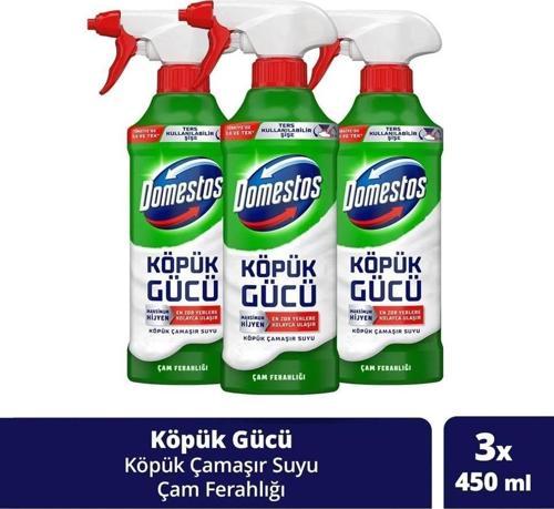 Köpük Gücü Köpük Çamaşır Suyu Çam Ferahlığı 450 ml x3