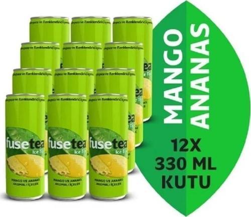 Mango Ve Ananas Aromalı Içecek Soğuk Çay 330 Ml X 12 Adet