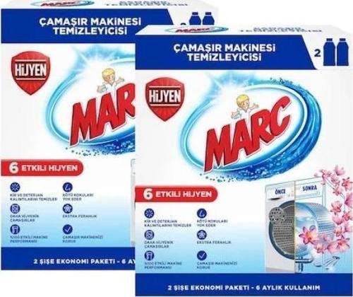 Marc Çamaşır Makinesi Temizleyici 4 x 500 ML