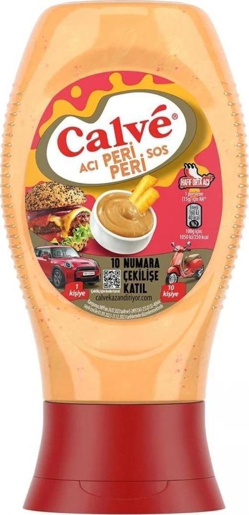 Sos Acı Peri Peri Hafif Orta Acı 245 gr 4 Adet
