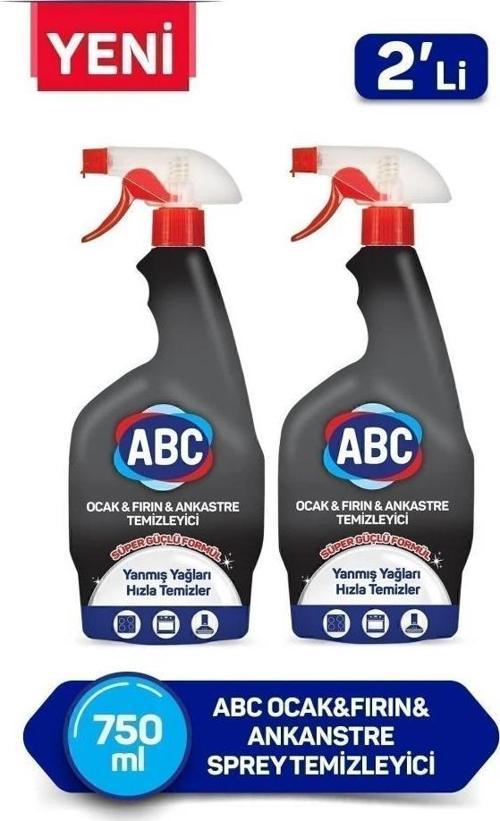 Sprey Temizleyici Ocak Fırın Ankanstre 750ml x2