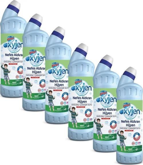 Oksijen Çamaşır Suyu 750 ml Hasas Hijyen Ekonomi Paketi 6'lı