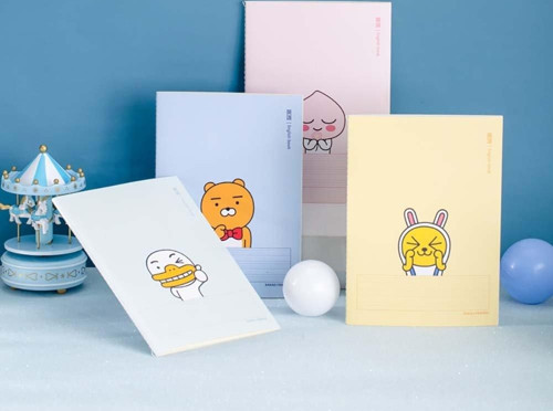 Notebook B5 40yp English Kakao Friends Defter PFB540