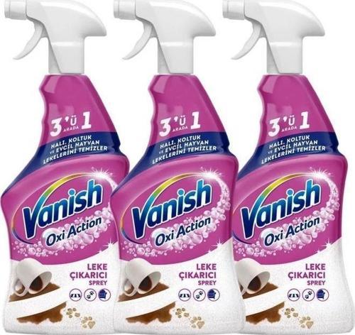 Oxi Action Çok Amaçlı Halı, Koltuk Ve Evcil Hayvan Leke Çıkarıcı Sprey 500 ml x3