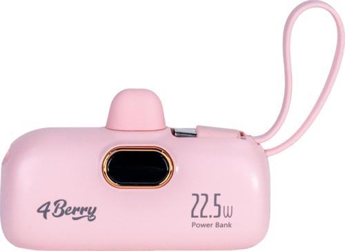 DX268Y Pembe Powerbank – 5.000 mAh, 22.5 W Lightning Hızlı Şarj