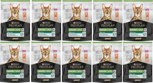 Proplan Sterilised Somon Kısır Kedi Maması 400 Gr*10 Adet