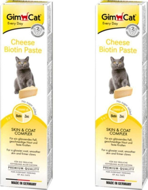 2 Adet Cheese Paste Biotin Peynirli Kedi Macunu 50 Gr
