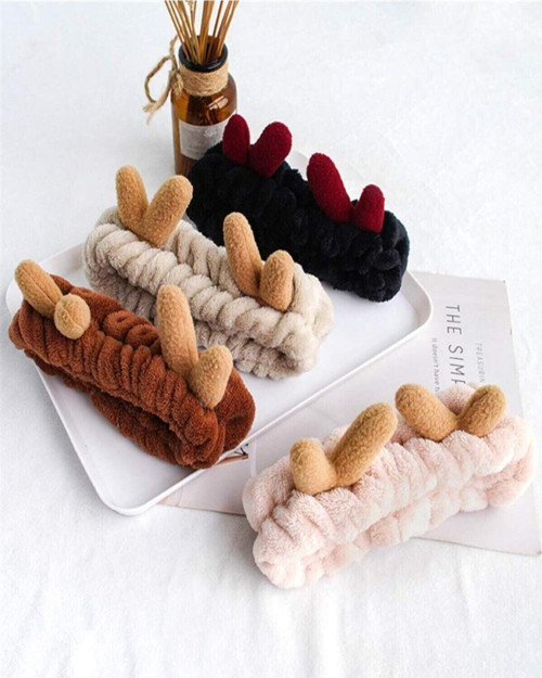 Siyah Geyik Makyaj Saç Bandı