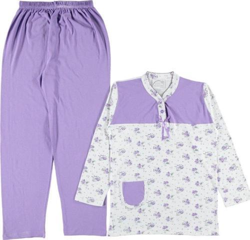 Elise Mood Tasarım Model Yazlık Uzun Kol Kadın Pijama Takımı M/XXL