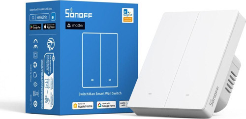 M5-2C-80W Matter Akıllı Duvar Anahtarı 2 Kanallı